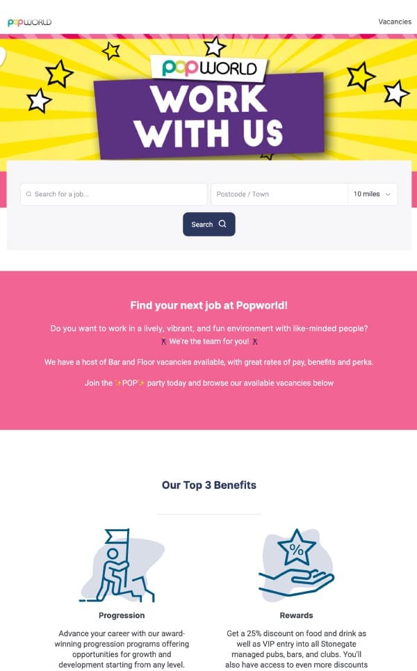 Popworld Website